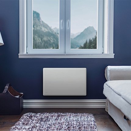 750W Nobo Panel Heater with Timer, Thermostat u0026 Castors | Ignite